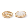 Real 18K Gold Plated Brass Micro Pave Clear Cubic Zirconia Pendants ZIRC-Z007-22A-2