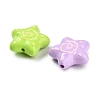 Baking Paint Opaque Acrylic Beads SACR-P035-08-3