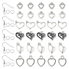 DIY Heart Earring Making Kit DIY-TA0005-40-2