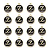 Golden Plated Alloy Charms LS-ENAM-S118-02Z-2