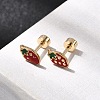 304 Stainless Steel Stud Earrings EJEW-F396-02B-G-5