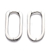 Tarnish Resistant 304 Stainless Steel Huggie Hoop Earrings STAS-J033-11C-P-1