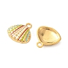 304 Stainless Steel Enamel Pendants STAS-I346-19G-03-2