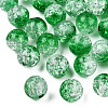 Transparent Crackle Acrylic Beads CACR-N002-23B-2