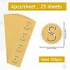 Self Adhesive Gold Foil Embossed Stickers DIY-WH0575-034-2