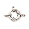 Brass Spring Ring Clasps KK-D407-01P-D-1