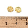 Rack Plating Brass Beads Caps KK-B088-02A-G-3