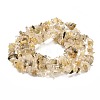 Natural Rutilated Quartz Beads Strands X-G-G031-03-2