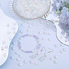 800Pcs 2 Styles Eco-Friendly Transparent Acrylic Beads TACR-SP0001-01B-4