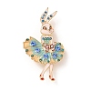 Ballerina Bunny  Enamel Pins JEWB-F045-04G-02-1