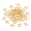 40Pcs Brass Spring Ring Clasps KK-TA0008-85G-01-3