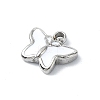 304 Stainless Steel White Enamel Charms STAS-L022-439P-02-2