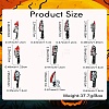 20Pcs 10 Styles Printed Opaque Acrylic Pendants MACR-CJ0001-87-8