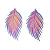 Ion Plating(IP) 304 Stainless Steel Filigree Big Pendants STAS-S118-087-1