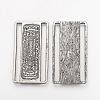 Tibetan Style Alloy Buckles X-TIBE-Q077-29AS-RS-2