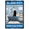 Rectangle Metal Iron Sign Poster AJEW-WH0157-311-1