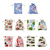 Kissitty 50Pcs 5 Styles Cloth Packing Pouches ABAG-KS0001-04-9