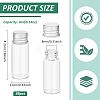 Glass Bead Storage Tubes with Aluminum Screw Lid AJEW-WH0818-009-2