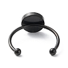 Stainless Steel Open Cuff Ring Components LS-RJEW-WH0011-06B-EB-2