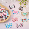 90Pcs 9 Colors Handmade Polymer Clay Pendants CLAY-TA0001-22-5