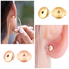 CREATCABIN 2 Pairs 2 Colors Sterling Silver Ear Nuts STER-CN0001-14A-6