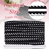 50 Yards Polyester Chenille Furry Braided Lip Cord Trim OCOR-WH0070-154A-2
