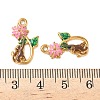 304 Stainless Steel Enamel Pendants STAS-I346-12G-01-3