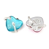 Alloy & Glass Pendants GL-CBA1C07-01AS-2
