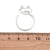 Brass Micro Pave Cubic Zirconia Cuff Rings RJEW-P172-02P-3