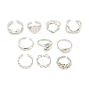 Alloy Adjustable Ring RJEW-K260-02B-P-2