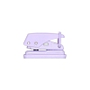 Plastic Adjustable Craft Paper Hole Puncher PW-WG3D6DE-03-1