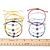 8Pcs Nylon Thread Bracelets BJEW-FS00019-5