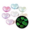 Luminous Opaque UV Plating Acrylic Beads OACR-Q204-21-1