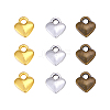 Tibetan Style Alloy Heart Charms PALLOY-PH0005-64-1