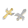 Alloy Rhinestone Pendants RB-CBA18BA-04G-2