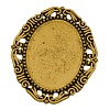 Alloy Cabochon Settings LS-PALLOY-A15623-AG-NF-1
