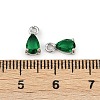 Brass Micro Pave Cubic Zirconia Pendants KK-K374-07P-01-3