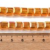 Electroplate Glass Beads Strands EGLA-H108-01A-AB10-2