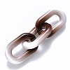 Two Tone Opaque Acrylic Linking Rings LS-OACR-S036-006A-M02-2