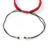 Adjustable Nylon Thread Braided Bracelet Making AJEW-JB00857-08-3