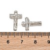 Easter Brass Micro Pave Clear Cubic Zirconia Pendants CU-CBADC6C-10P-03-3