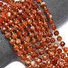 Natural Red Agate Beads Strands G-K389-E79-01-2