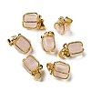 Natural Rose Quartz Charms G-R489-07G-1