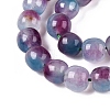 Dyed Natural White Jade Beads Strands G-T138-D20-3