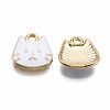 Alloy Enamel Charms ENAM-T011-95A-NR-3