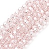 Electroplate Transparent Glass Beads Strands LS-EGLA-A035-T6mm-A20-1