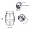 CREATCABIN Alloy Cremation Urn Kit AJEW-CN0001-10P-2