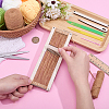 Wood Woven Braiding Disk DIY-WH0591-557A-3