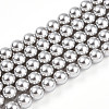 Baking Paint Pearlized Glass Pearl Bead Strands HY-N002-5mm-A03-2