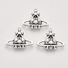 Tibetan Style Alloy Pendants X-TIBEP-T009-06AS-RS-1